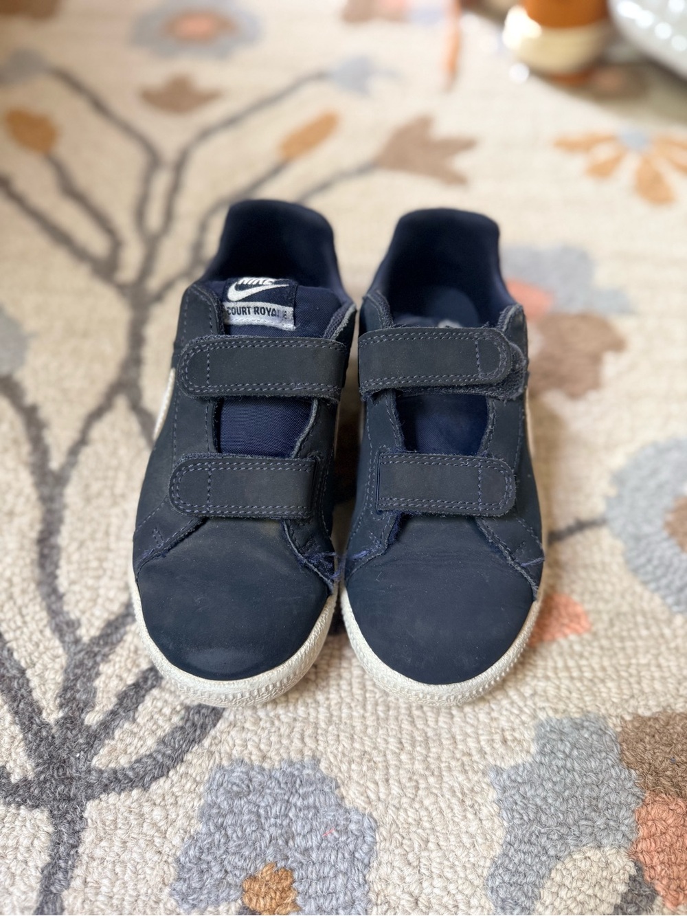 Nike Kids Navy Velcro Sneakers